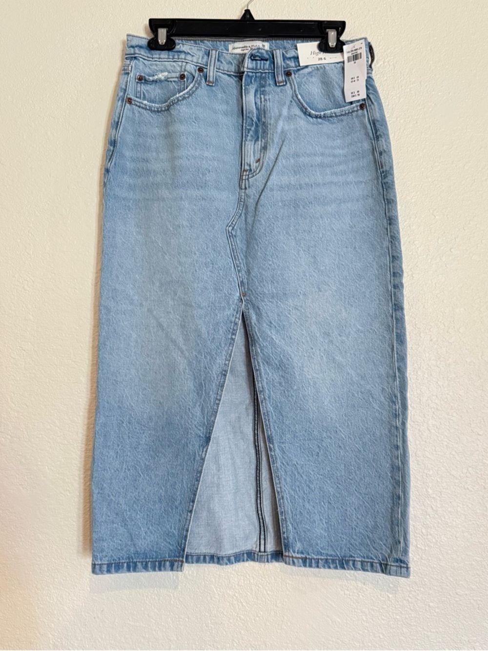 Abercrombie & fitch Denim Midi Skirt - Picture 7 of 12
